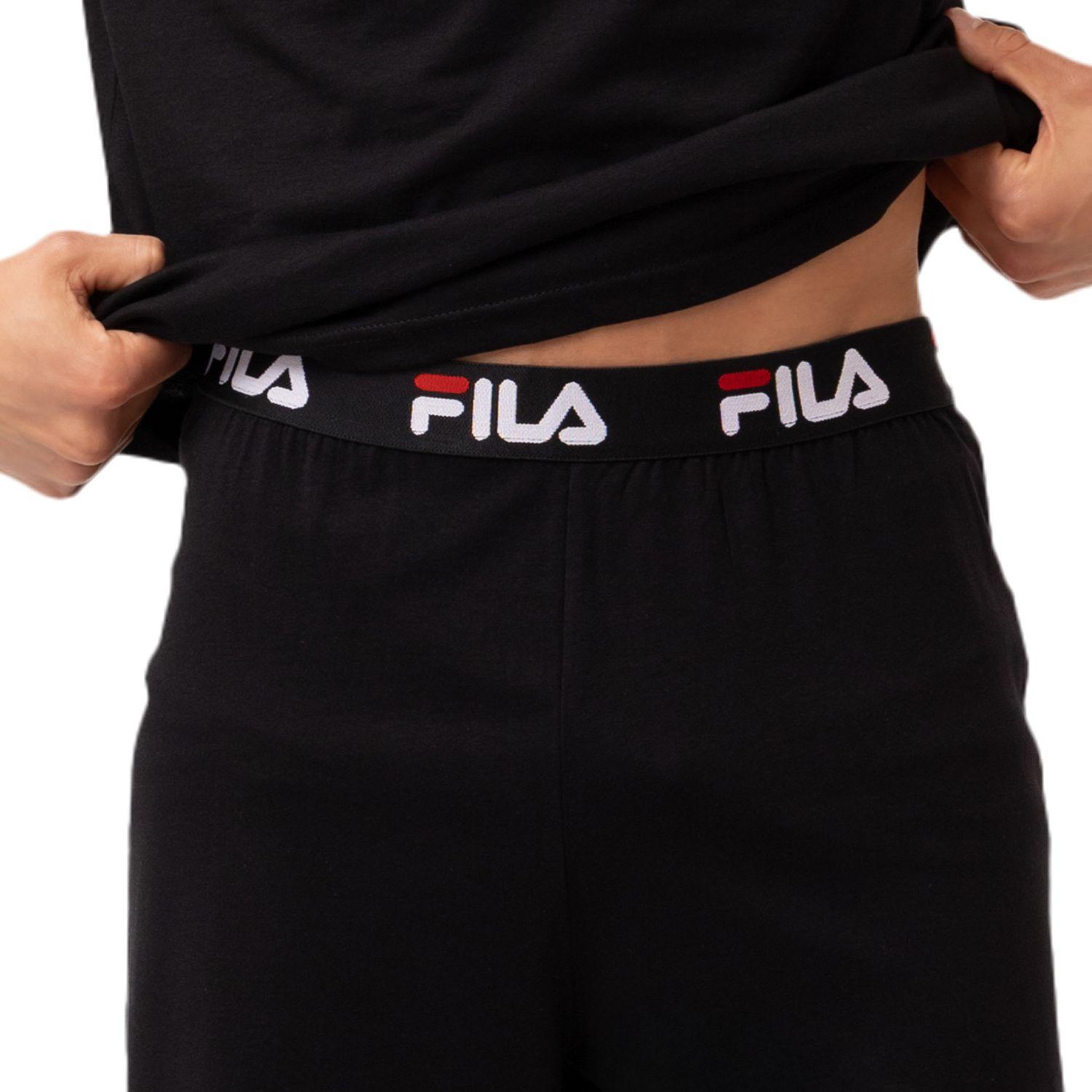 Voir la diapositive 4 : FILA Ensemble pyjama court homme en coton jersey FPS1194