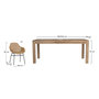 Voir la diapositive 4 : Rendez vous déco Table et chaises de jardin 8 personnes en bois, résine tressée-Carmela