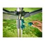 Voir la diapositive 3 : Leifheit LEIFHEIT 82100 Sechoir parapluie LinoProtect 400, etendoir parapluie avec toit etanche, sechoir jardin inclus douille de sol