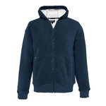Schott Veste zippé marine homme  chott Hodded  weat. Coloris disponibles : Bleu