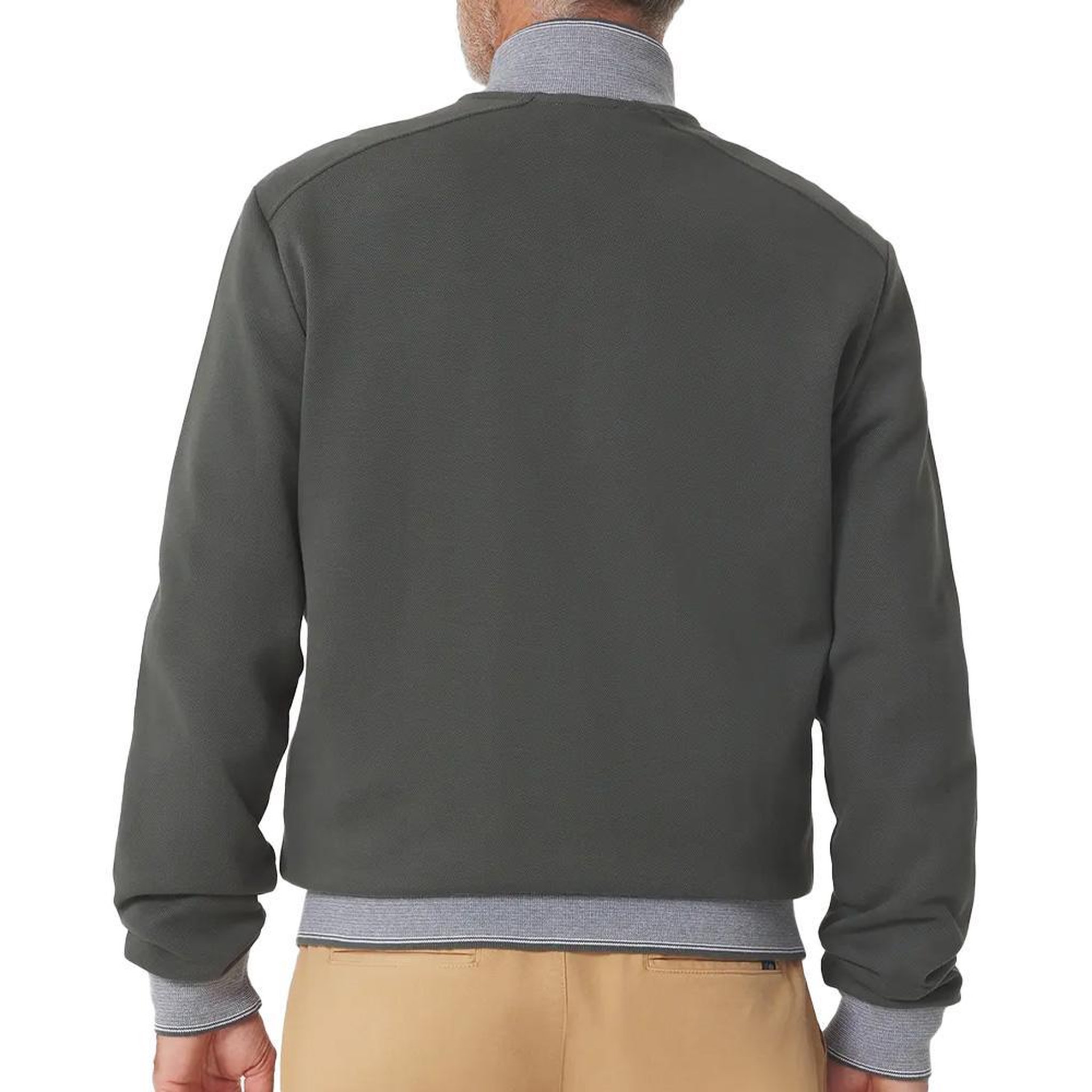 Voir la diapositive 2 : TBS Sweat zippé Vert Homme TBS LOANN 24612