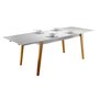 Table extensible L250cm PRETTY, style scandinave