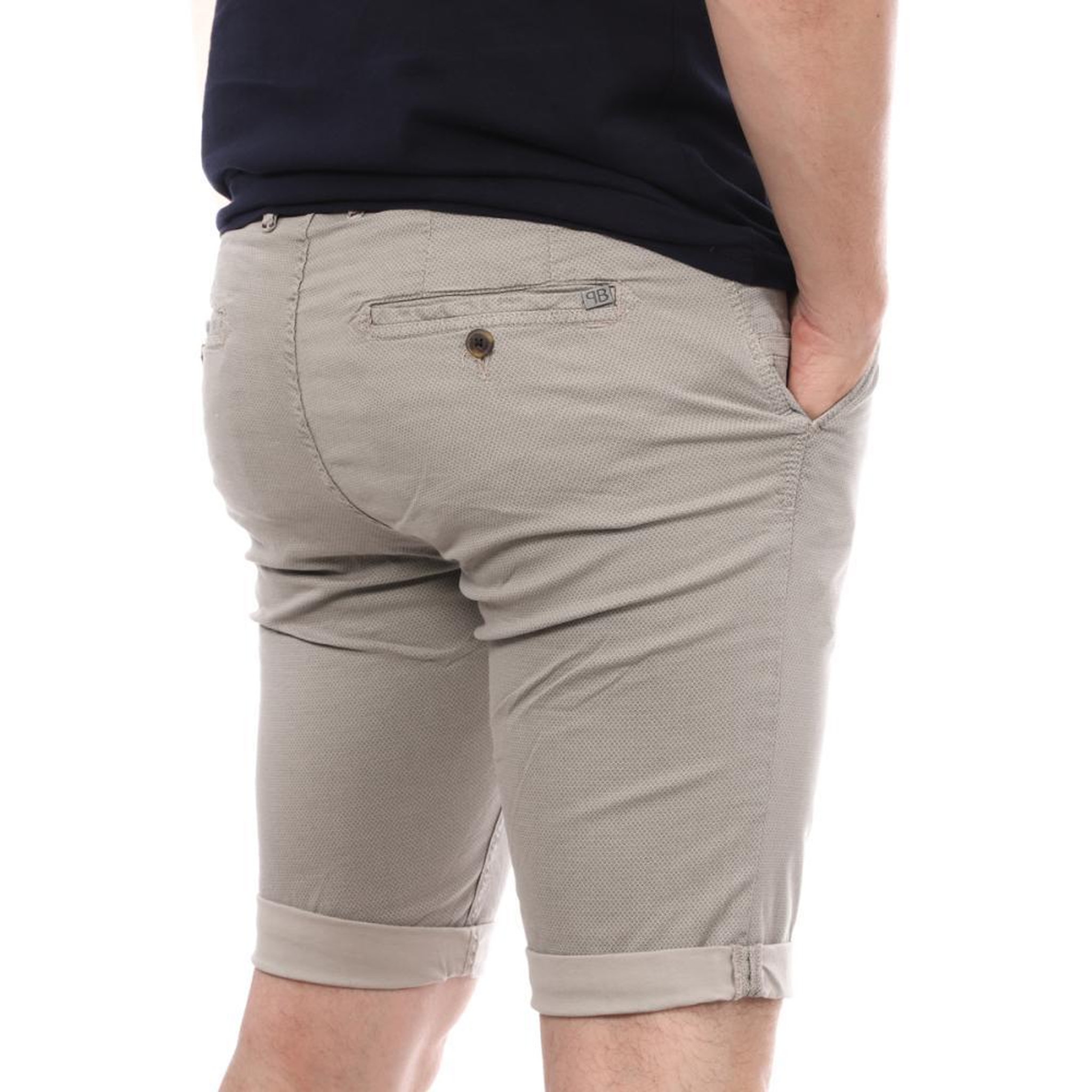 Voir la diapositive 2 : PANAME BROTHERS Short Gris Homme Paname Brothers FLORENCE