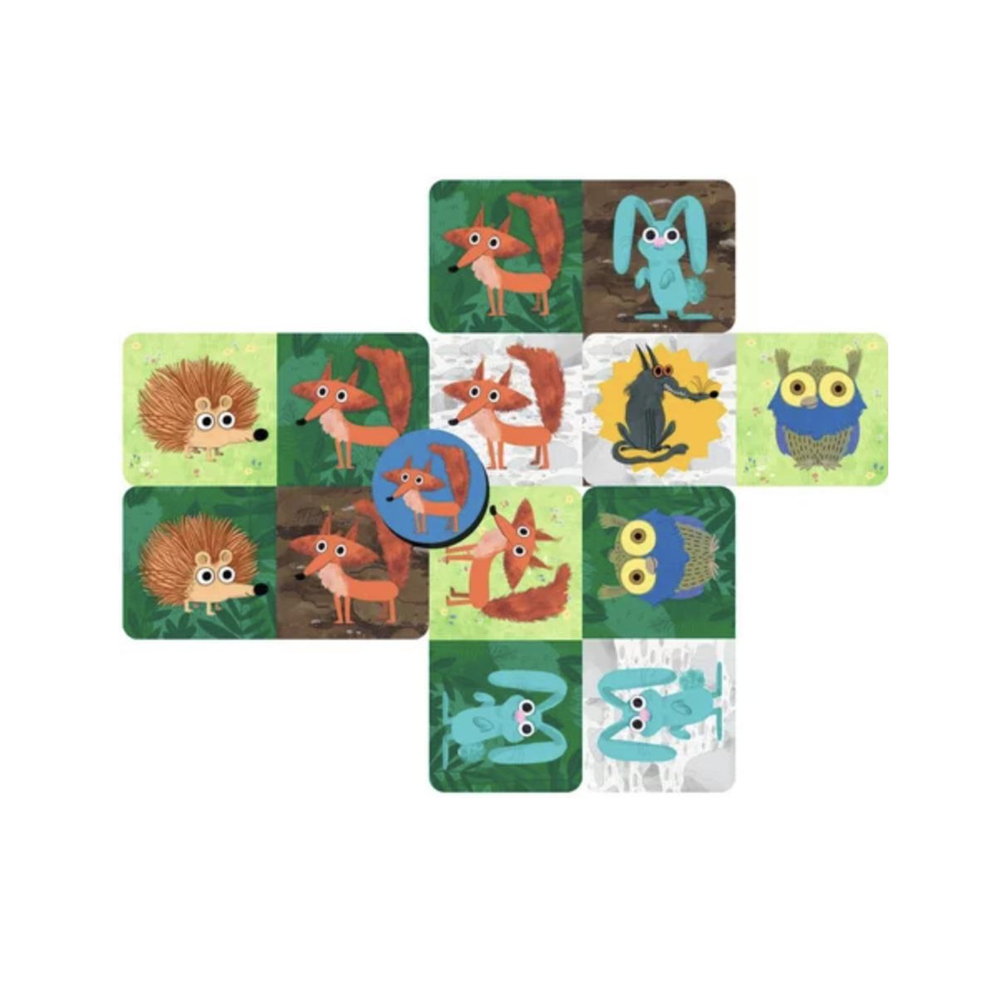 Voir la diapositive 2 : Djeco Jeu de cartes - Wolf panic