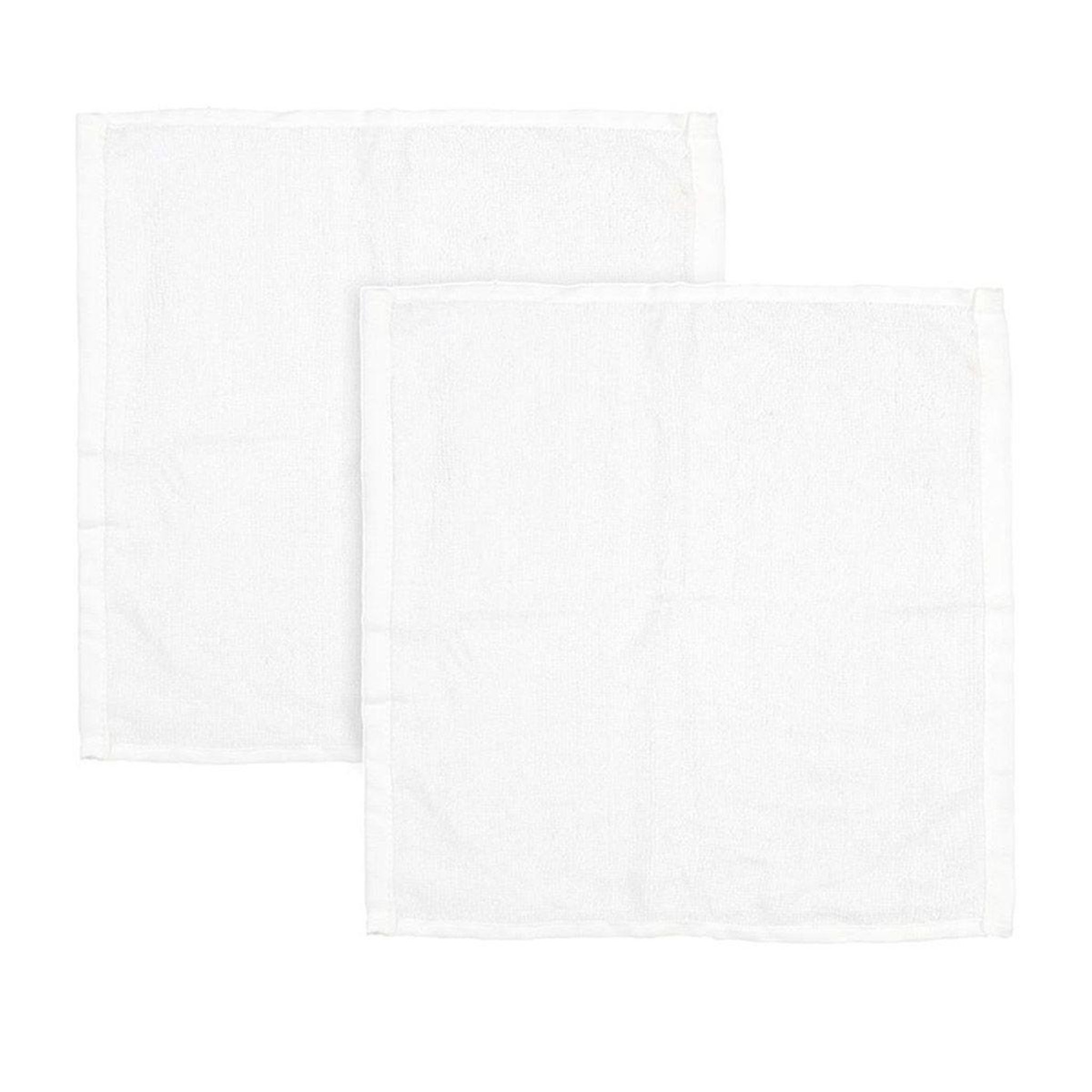 Voir la diapositive 1 : Je cherche une idee Lot de 2 torchons  microfibre  30cm blanc