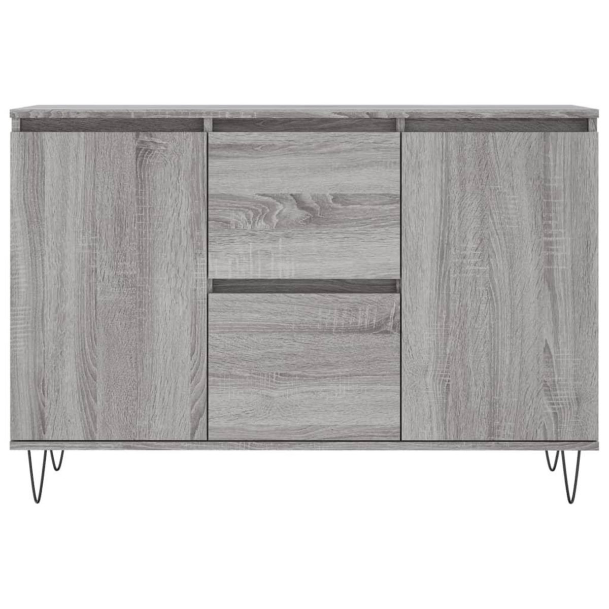 VIDAXL Buffet sonoma gris 104x35x70 cm bois d'ingenierie