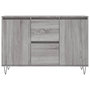 Voir la diapositive 5 : VIDAXL Buffet sonoma gris 104x35x70 cm bois d'ingenierie