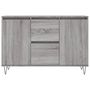 Voir la diapositive 5 : VIDAXL Buffet sonoma gris 104x35x70 cm bois d'ingenierie