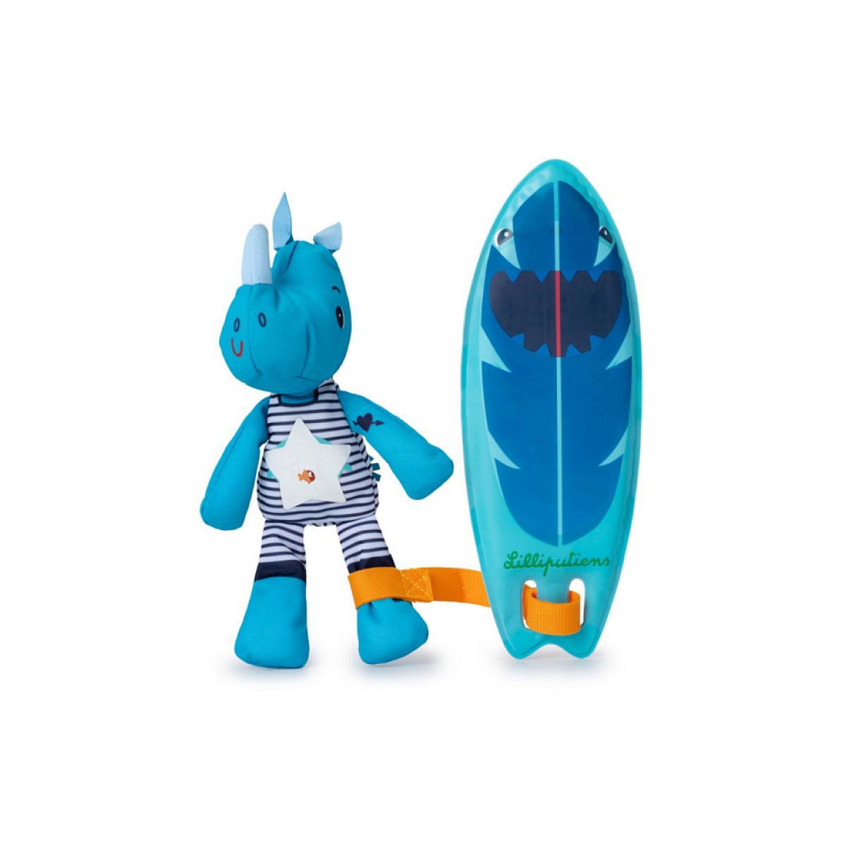 LILLIPUTIENS Marius surfeur magique - Jouet pour le bain