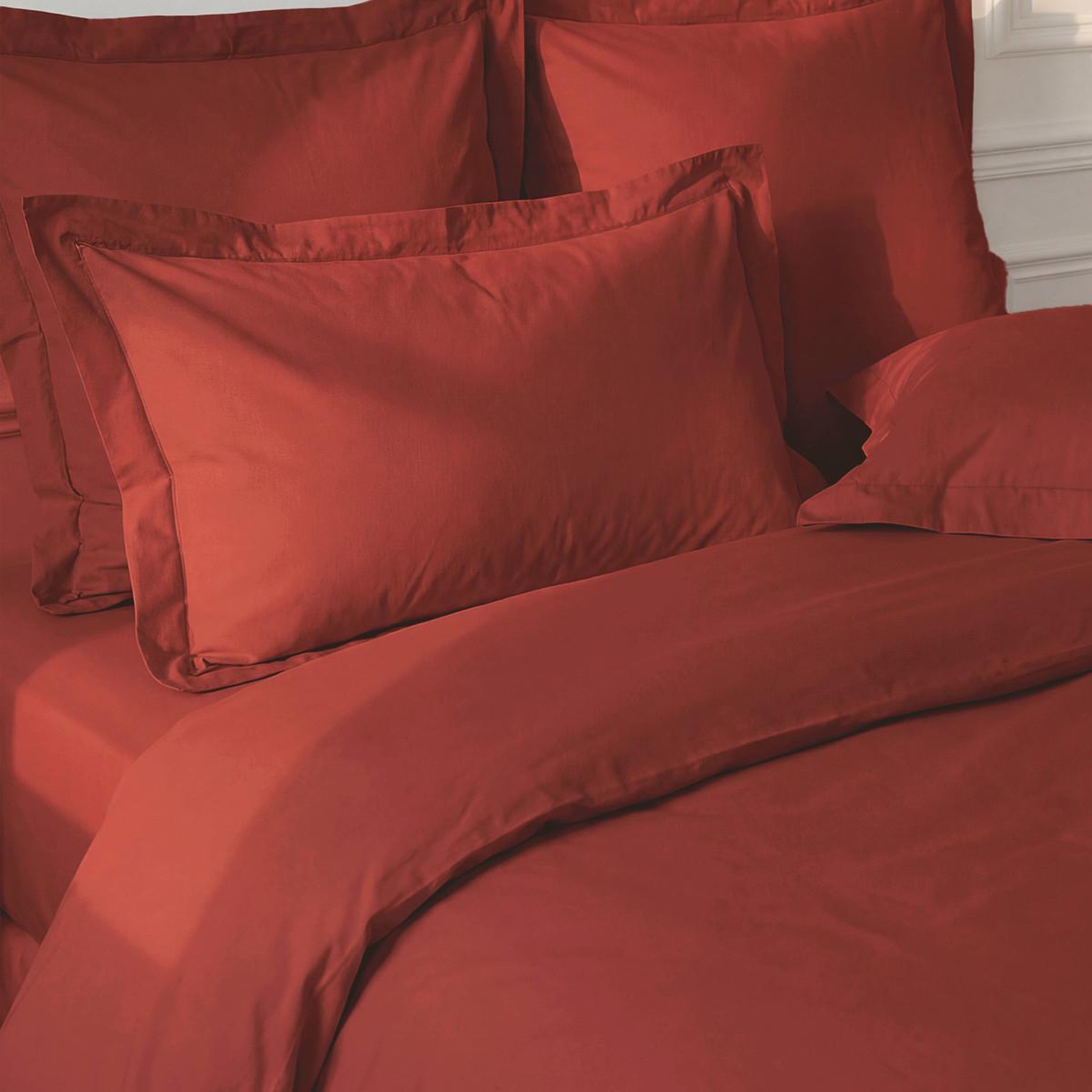 Voir la diapositive 3 : Sensei Maison Housse de couette en percale coton SOFT PERCALE