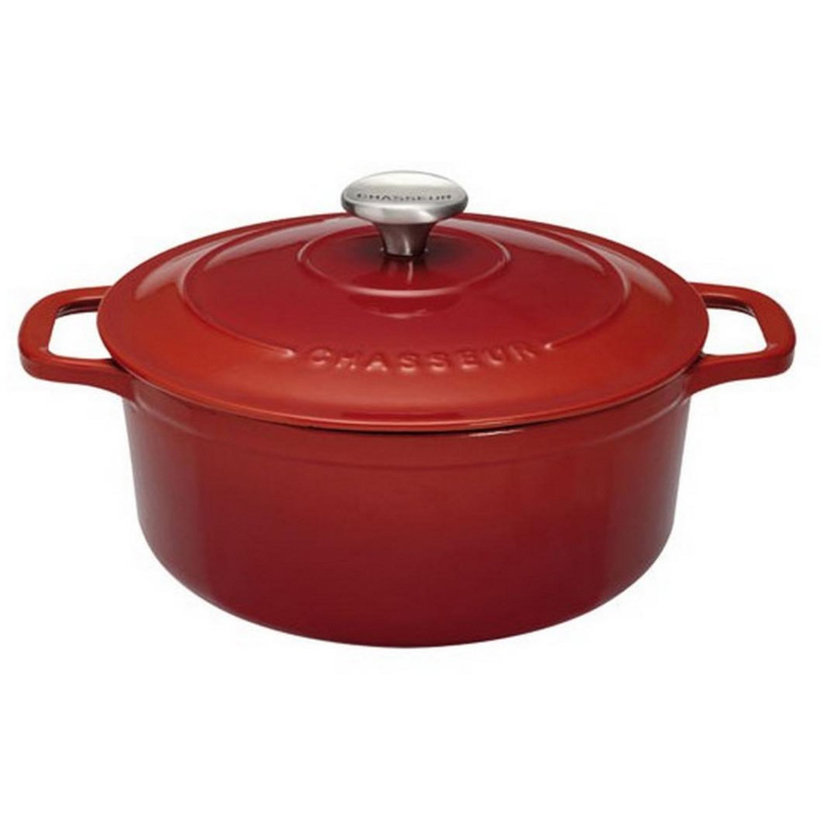 Chasseur Cocotte ronde en fonte émaillée 28cm rubis - puc472858