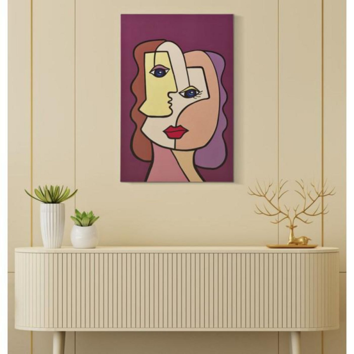 Paris Prix Toile Imprimée Déco  Double Visage  60x90cm Multicolore