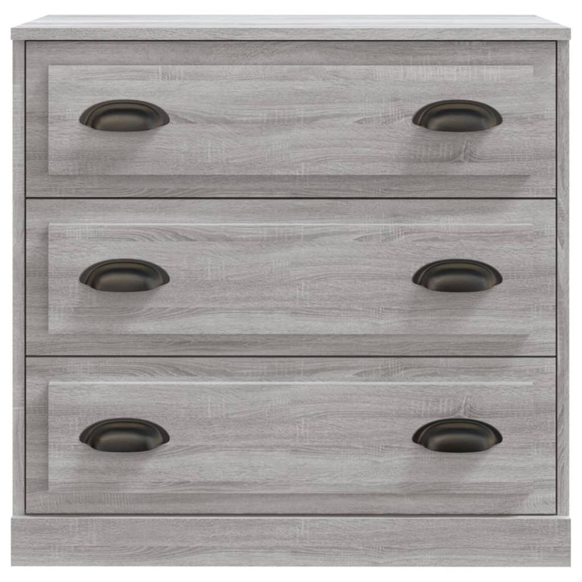VIDAXL Buffets 2 pcs sonoma gris bois d'ingenierie