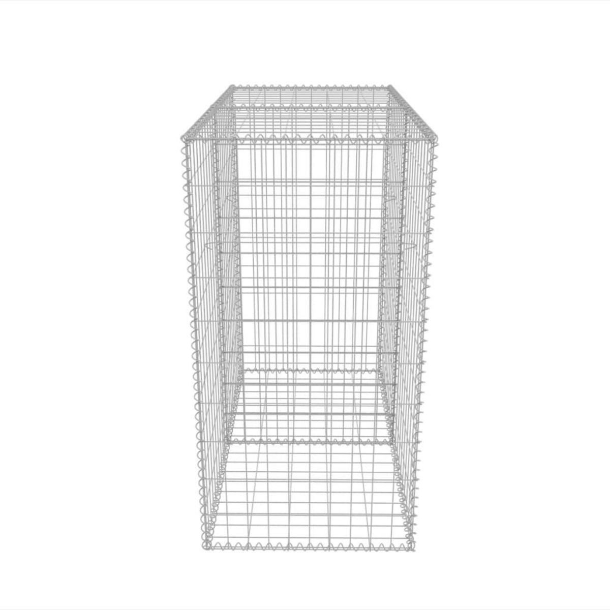 VIDAXL Panier de gabion Acier galvanise 100x50x100 cm