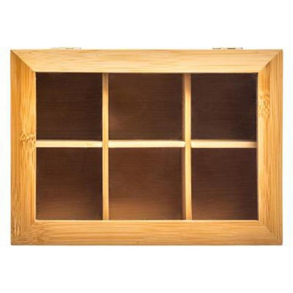 FIVE Boîte à Thé 6 Compartiments  Writ  21cm Naturel