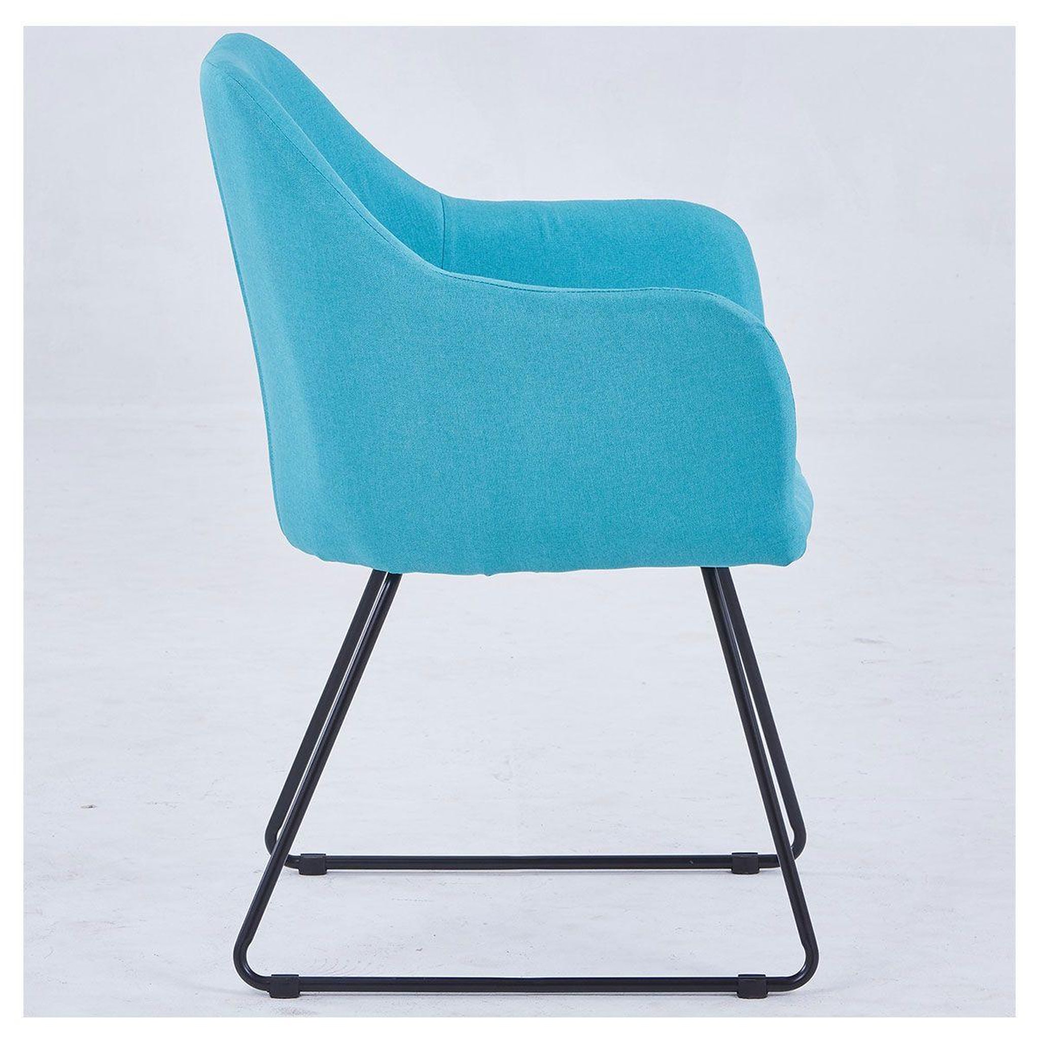 Voir la diapositive 3 : Paris Prix Fauteuil design  blida  87cm bleu & noir