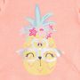 Voir la diapositive 2 : INEXTENSO T-shirt ananas en coton bébé fille
