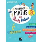 MON BREVET MATHS EN STUDY FICHES 3E, André Sophie