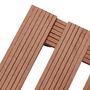 Voir la diapositive 4 : VIDAXL Chariots a plantes 2 pcs Marron 30x30x7,5 cm WPC
