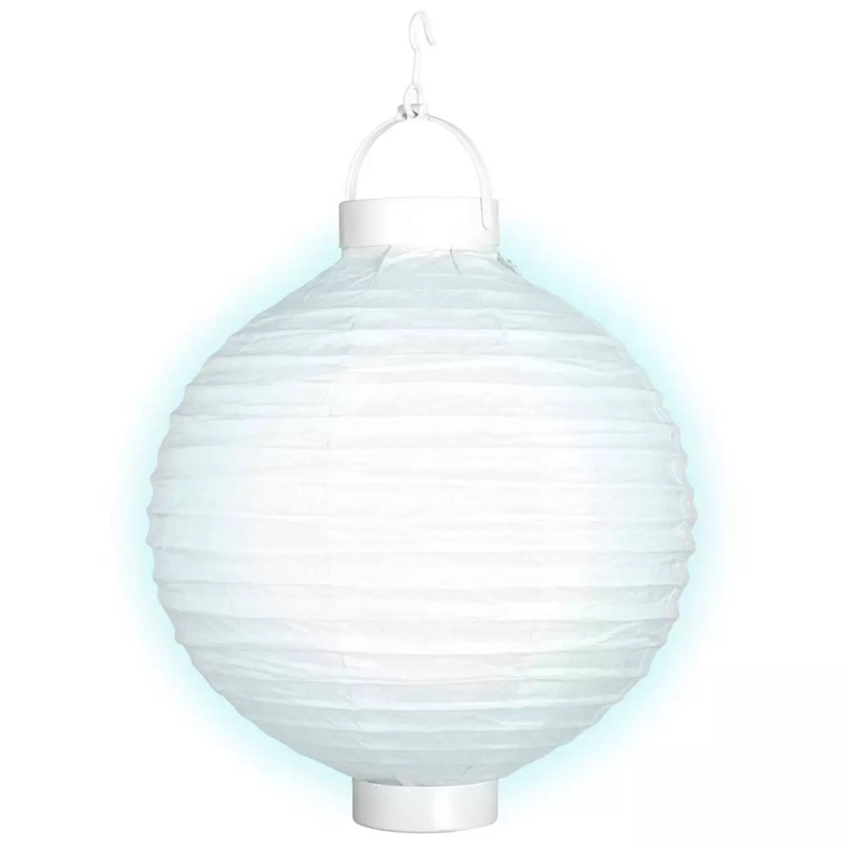 WIDMANN Lampion à LED 30 cm - Blanc