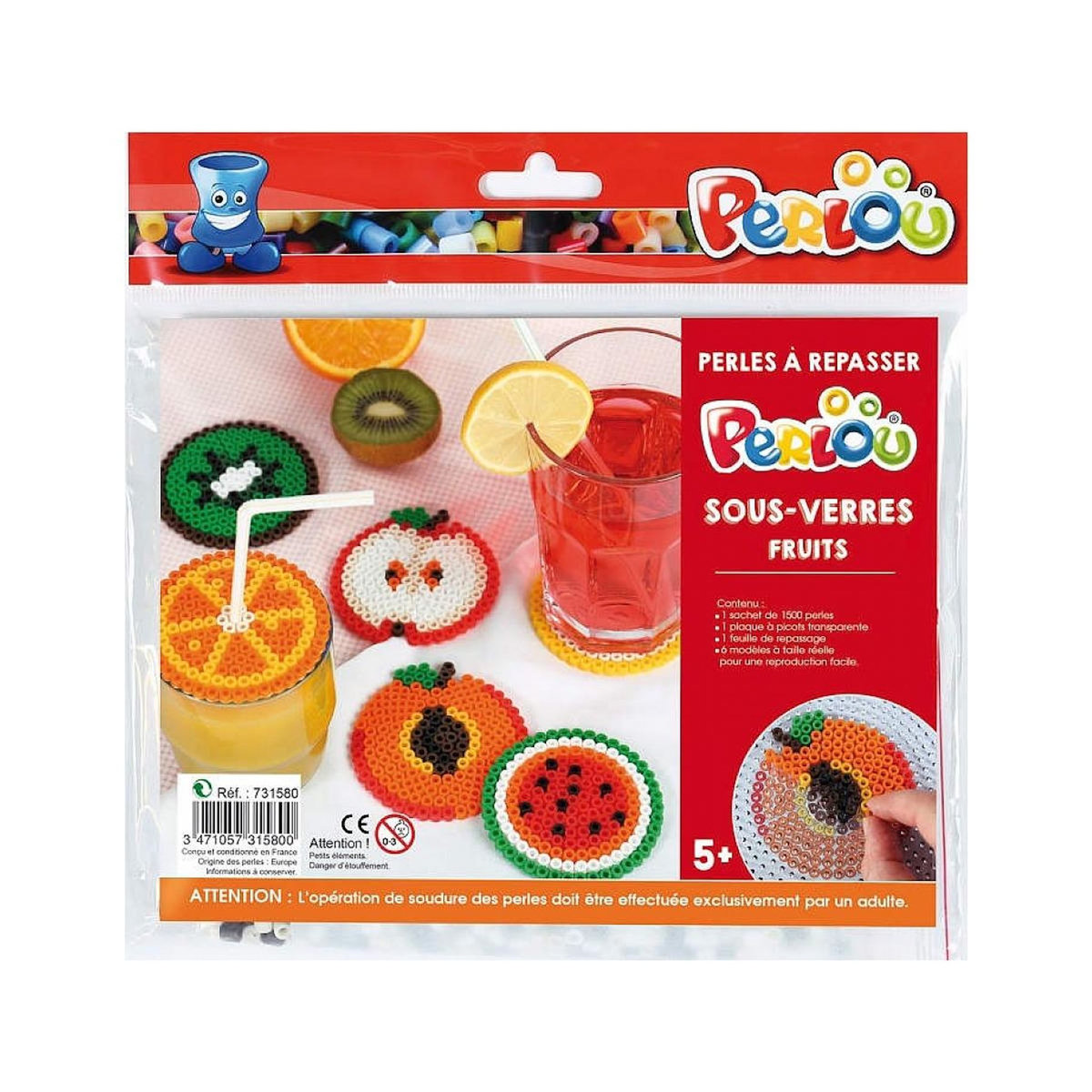 DTM Perlou Sous verres fruits