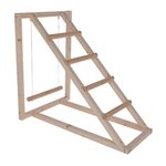 KERBL Tour d'escalade pour poules - KERBL - 85 x 55 x 76 cm - Avec balançoire - Echelle robuste