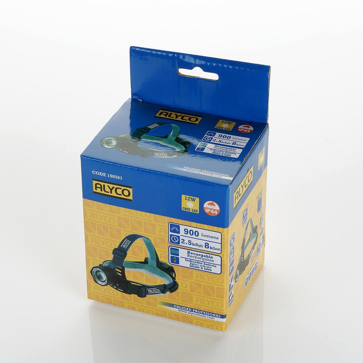 ALYCO Lampe frontale LED rechargeable 12 W