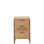 Voir la diapositive 2 : Paris Prix Buffet 3 Tiroirs en Bois  Nivelo  62cm Naturel