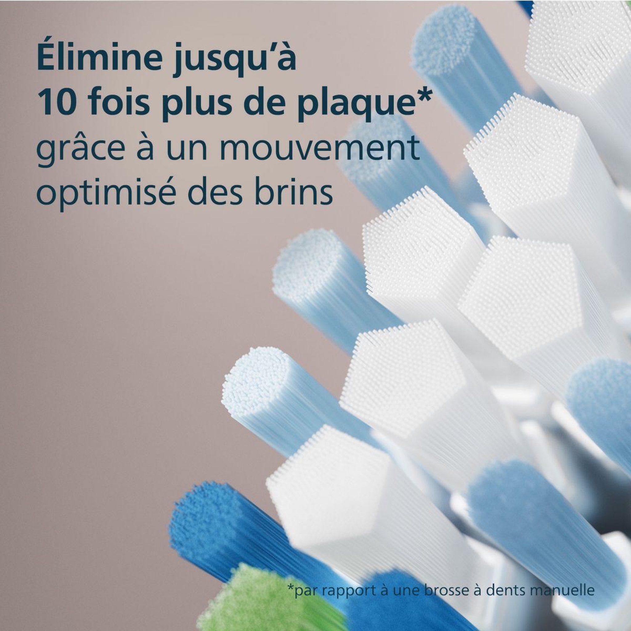 Voir la diapositive 4 : Philips Brossette dentaire Sonicare lot de 4+1 - HX9045/88  black Premium Plaque Defence C3
