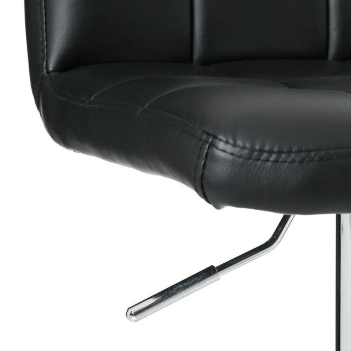 ATMOSPHERA Lot de 2 Tabourets de Bar  Delek  89cm Noir