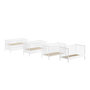 Voir la diapositive 5 : Paris Prix Pack - Lit Bébé & Table à Langer  Dino  70x140cm Blanc