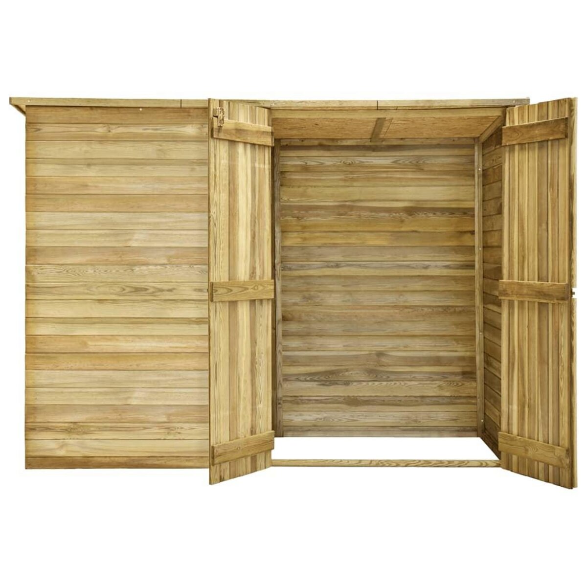 VIDAXL Abri a velo de jardin 232x110x170 cm Bois de pin impregne