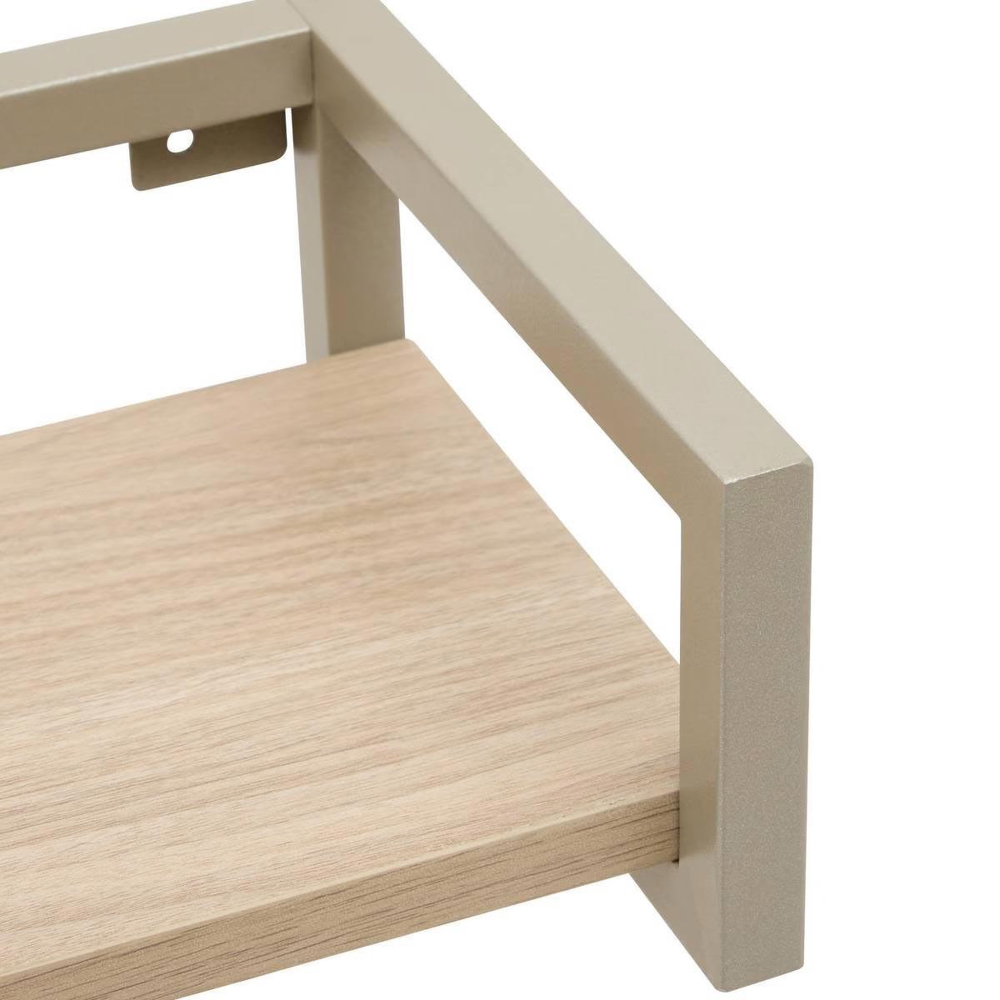 Voir la diapositive 3 : FIVE Étagère murale design  duna  56cm sable