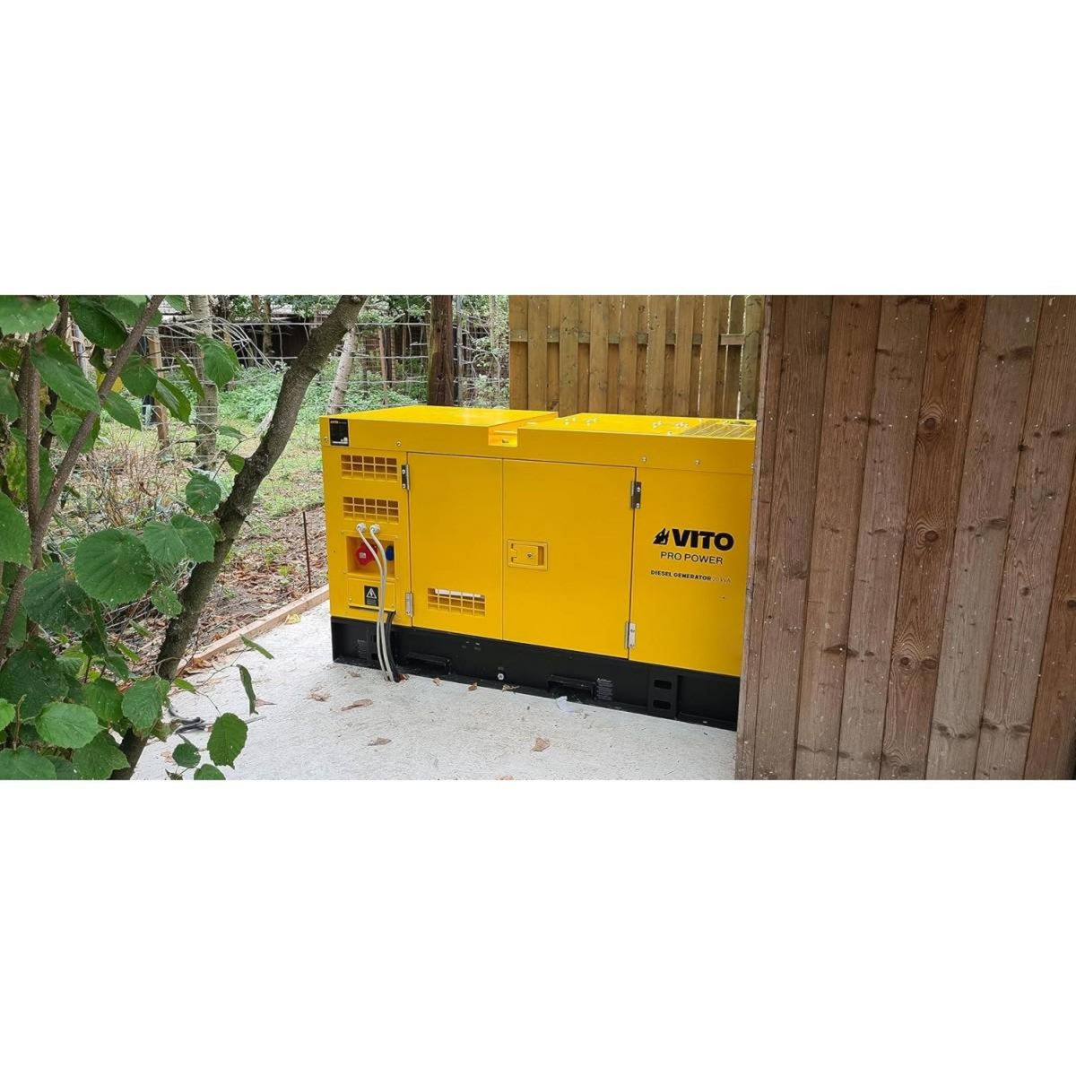 VITO Groupe électrogène 40kVA Diesel Triphasé et Monophasé AVR ATS Démarrage Automatique Autonomie 10h Silencieux VITO