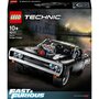 LEGO Technic 42111 -  Fast & Furious La Dodge Charger de Dom, Modèle Réduit de Voiture de Couse à Construire