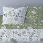 Voir la diapositive 2 : Dourev Housse de couette 240x220 Hana vert + 2 taies