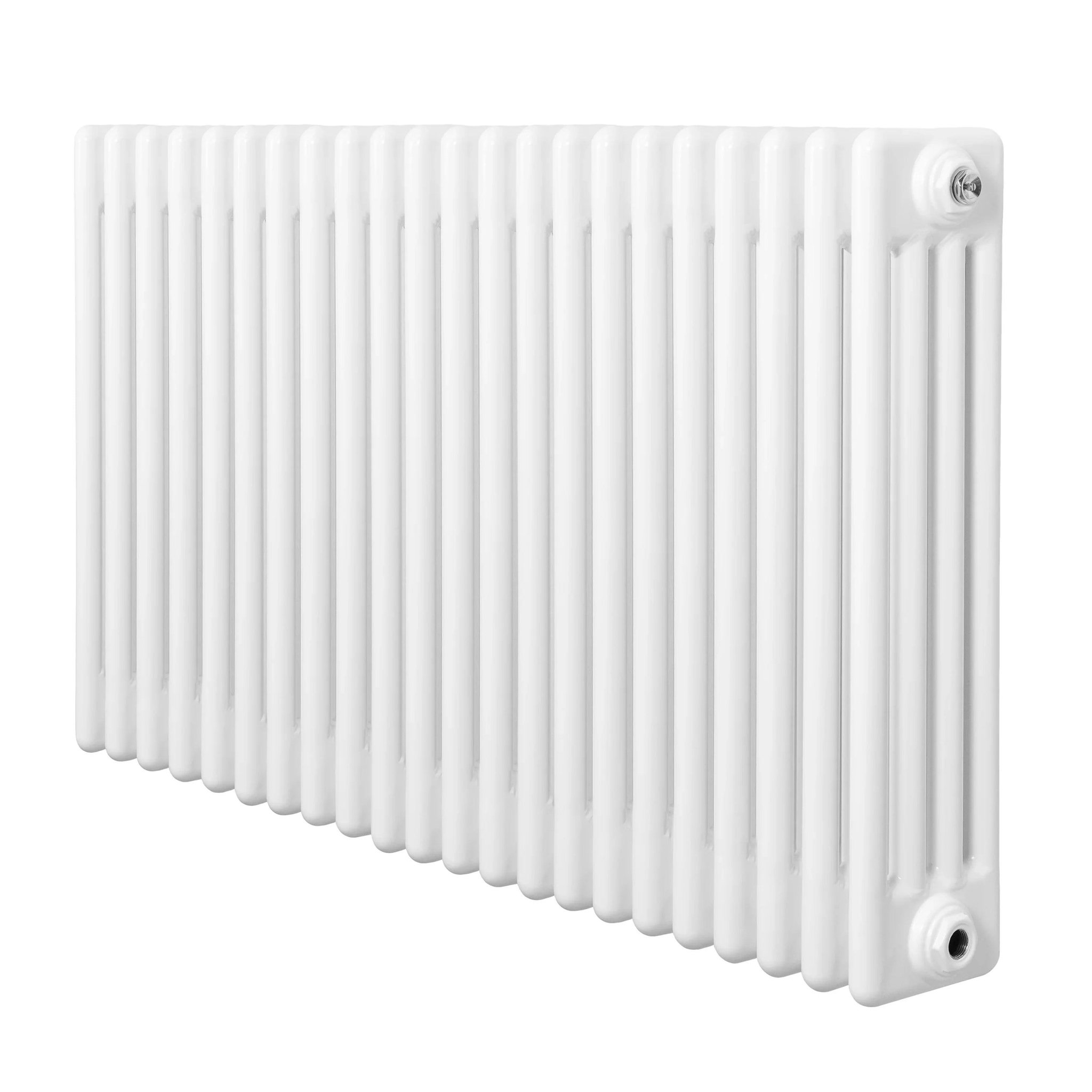 MONSTERSHOP Radiateur traditionnel à 4 colonnes - 600 x 1010 mm. Coloris disponibles : Noir, Gris, Blanc