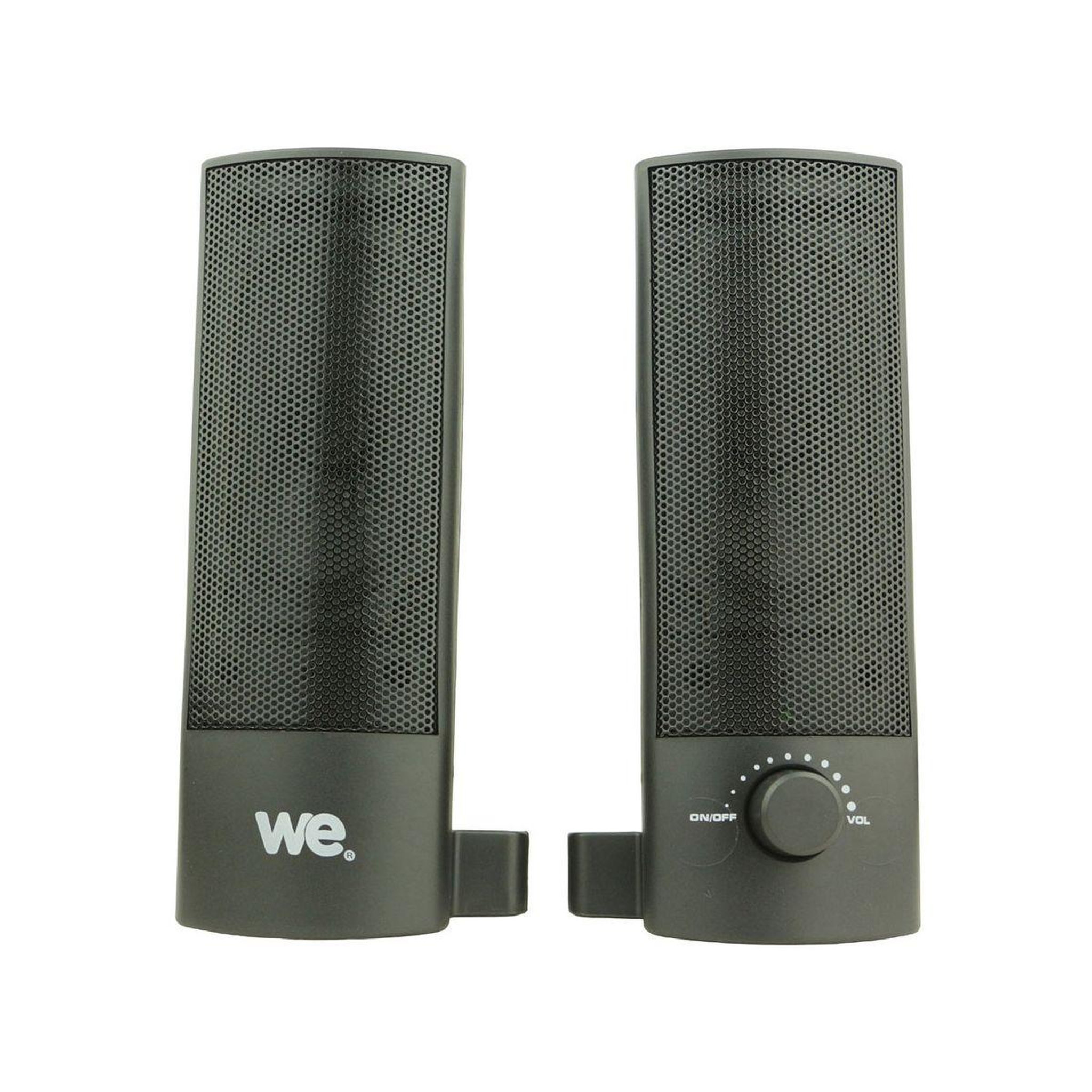 Voir la diapositive 2 : We Enceinte pc 2.0  2 x 2.5w modifiable en barre de son