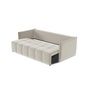 Voir la diapositive 2 : BEST MOBILIER Petra - canapé 3 places convertible avec coffre - en velours