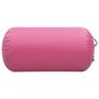 Voir la diapositive 3 : VIDAXL Rouleau gonflable de gymnastique avec pompe 120x90 cm PVC Rose