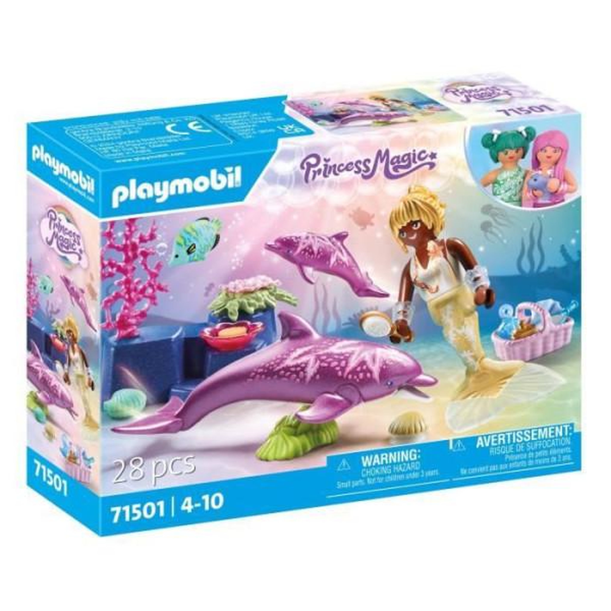 PLAYMOBIL PLAYMOBIL 71501 Sirene avec dauphins
