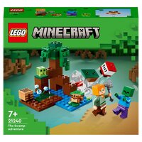 LEGO 21186 Minecraft Le Château de Glace, Jouet avec Épée en