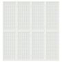 Voir la diapositive 3 : VIDAXL Cloison de separation pliable 4 panneaux 160x170 cm Blanc