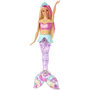 Voir la diapositive 1 : BARBIE Poupée Barbie sirène lumières et danse aquatique