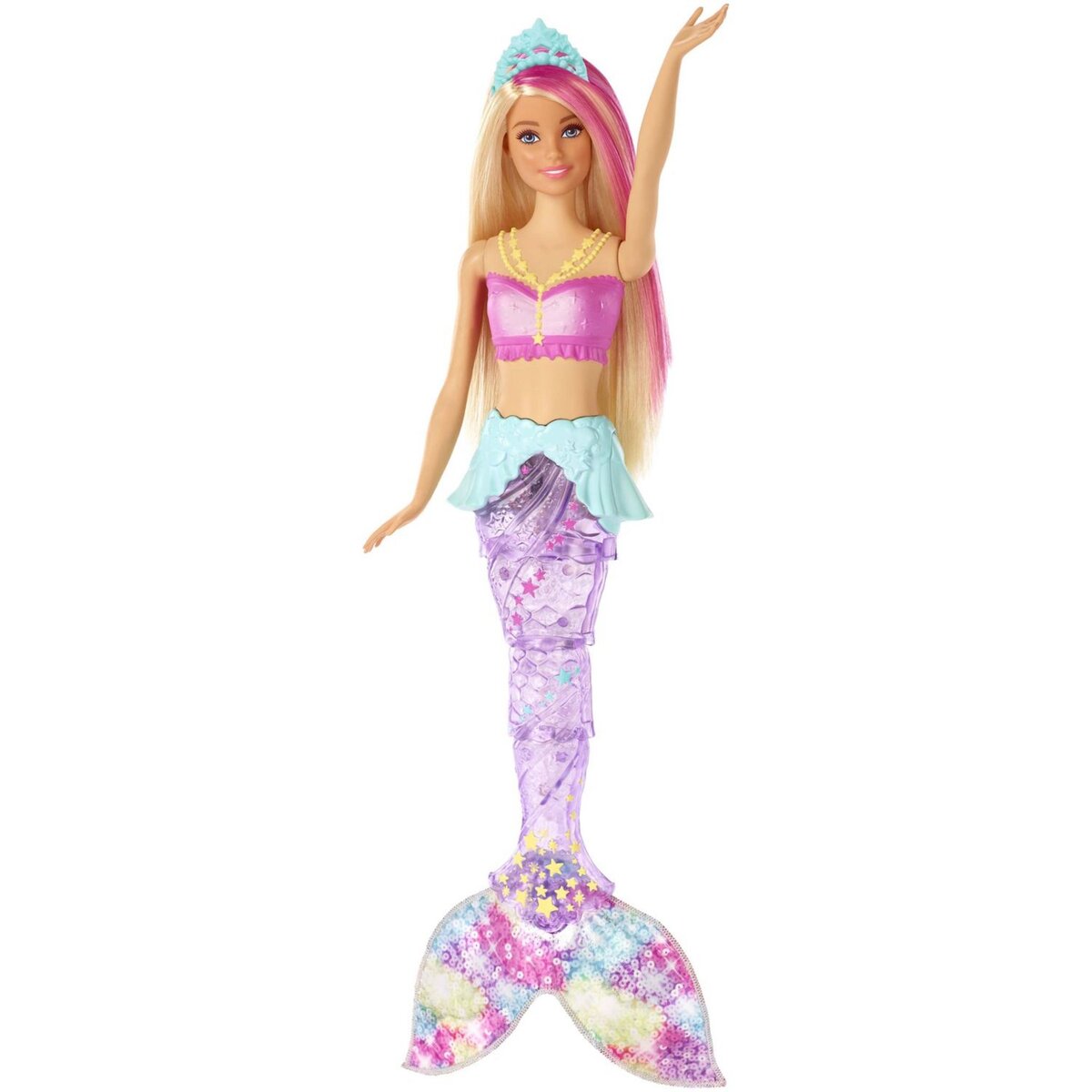 BARBIE Poupée Barbie sirène lumières et danse aquatique