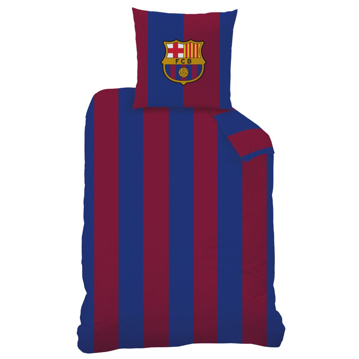 FC Barcelona Parure housse de couette coton FC BARCELONA LOGO 