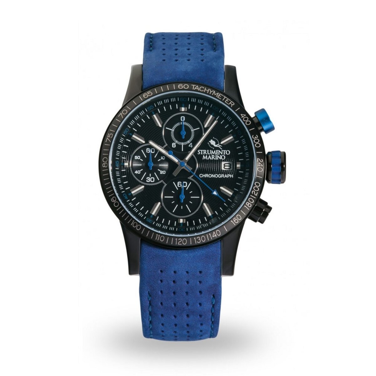 BLUE PEARLS Montre Homme Sport Plong e Strumento Marino Bracelet