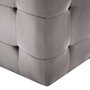 Voir la diapositive 5 : VIDAXL 2 pcs Poufs Gris 30 x 30 x 30 cm Tissu velours