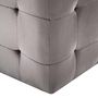 Voir la diapositive 5 : VIDAXL 2 pcs Poufs Gris 30 x 30 x 30 cm Tissu velours