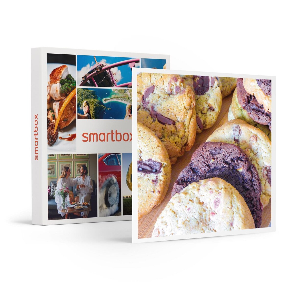 Smartbox Coffret de 17 cookies et 4 brookies avec kit de préparation à domicile - Coffret Cadeau Gastronomie